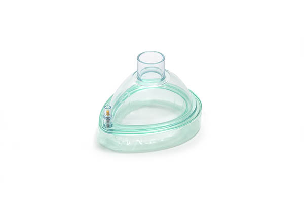 Scented, vanilla, anaesthetic face mask, size 3, small adult, no hook ring, 22F