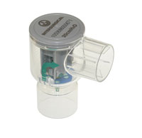 C-PEEP™ fixed value PEEP valve, preset at 20cm H₂O, brown