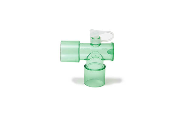 Fixed elbow, 22F - 7.6mm port - 22F