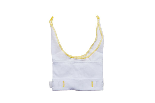 nFlow, infant bonnet, yellow, size 2 (26 - 28 cm)